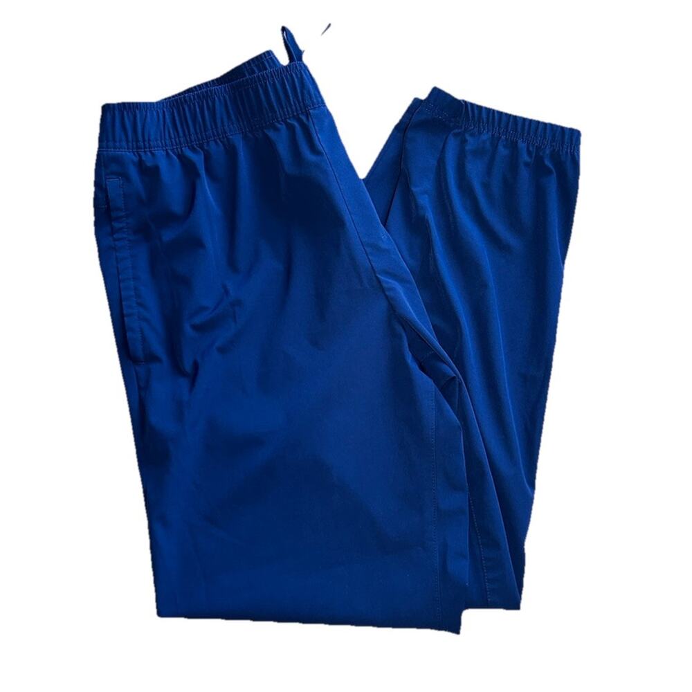 Soybu Men's Woven Jogger Pants L Blue 4-Way Stretch Water Resistant Activewear